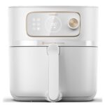 Philips Airfryer Combi 7000-Serie XXL - 8,3 l (2 kg), 22-in-1-Heißluftfritteuse, WiFi-Verbindung, 99% weniger Fettzugabe** mit Rapid CombiAir, HomeID App, Weiß (HD9876/25)