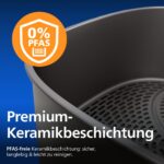 Philips Steam Airfryer 5000 Megabasket Heißluftfritteuse, Silber, 9,5 L - Image 14