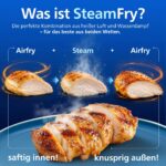 Philips Steam Airfryer 5000 Megabasket Heißluftfritteuse, Silber, 9,5 L - Image 5