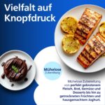 Philips Steam Airfryer 5000 Megabasket Heißluftfritteuse, Silber, 9,5 L - Image 10