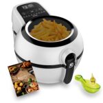 Tefal Actifry Genius Snaking FZ761015 Fritteuse ohne Öl, 1,2 kg, mit 9 Automatikprogrammen und Snackzubehör, intuitives Touchpad und Rezeptbuch, spülmaschinenfest, schwarz