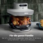 Ninja CRISPi PRO XL Glas-Heißluftfritteuse (Air-Fryer), Weiß AS090EUWH - Image 7