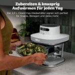 Ninja CRISPi PRO XL Glas-Heißluftfritteuse (Air-Fryer), Weiß AS090EUWH - Image 9