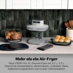 Ninja CRISPi PRO XL Glas-Heißluftfritteuse (Air-Fryer), Weiß AS090EUWH - Image 4
